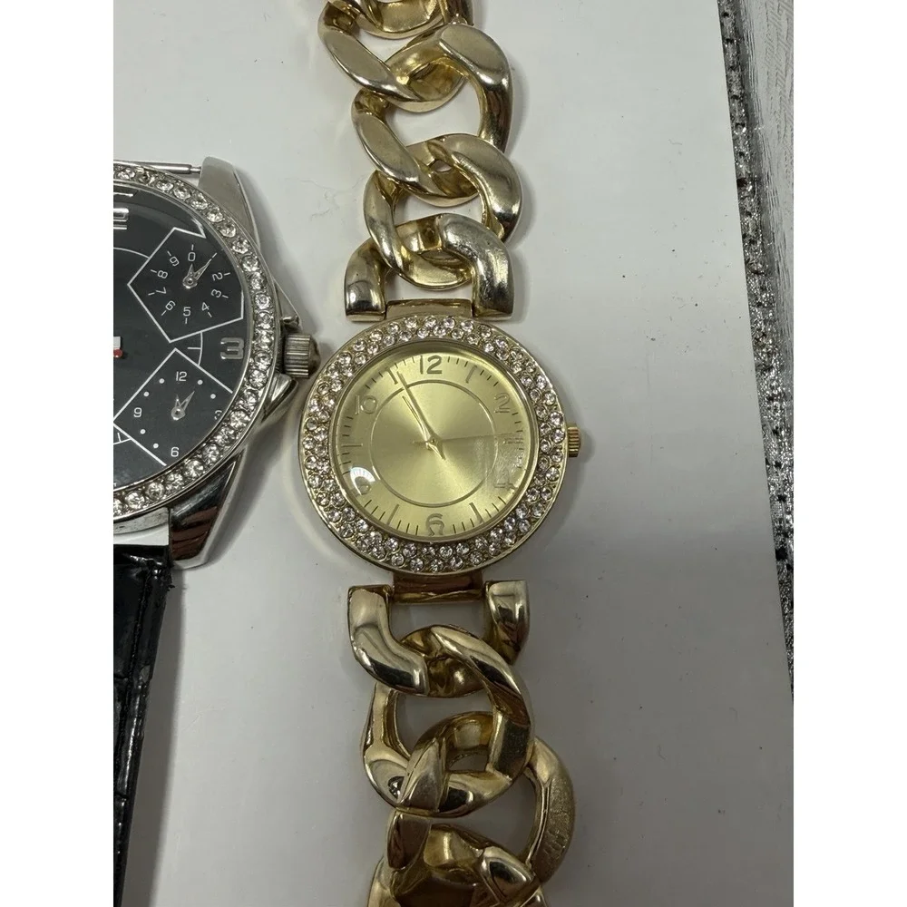 Lot of 7 Quartz Watches Elgin ICE Raiders Wilson As Is